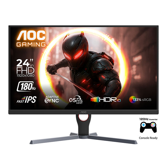 aoc 180hz 0.5msモニター AOC 24G11E 24 , FHD (1920x1080) 180Hz 0.5Ms Fast IPS