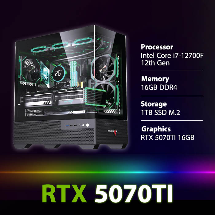 ゲーミングPC Core i7 12700F RTX3050 メモリ16GB ゲーミングPC Core i7 12700F RTX3050 メモリ16GB